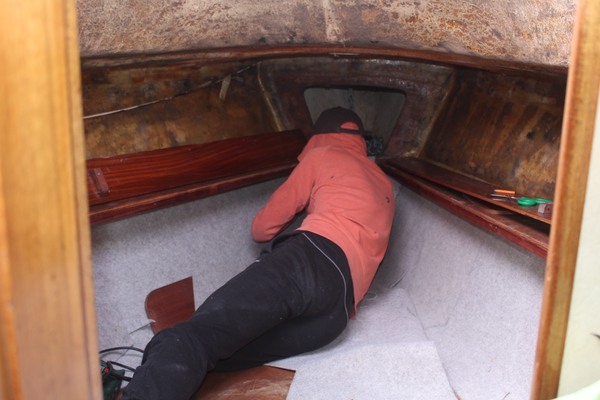 Headlining removed