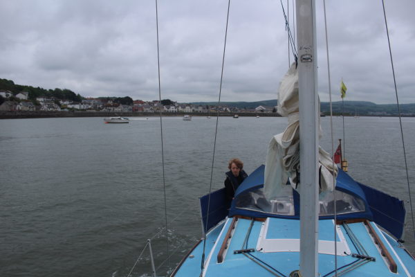 Heading out leaving Delganwy behind