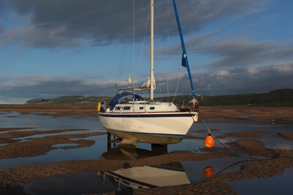 The sun setting on Anyway, Westerly Griffon