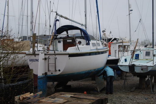 A Westerly Griffon 26 in Conwy