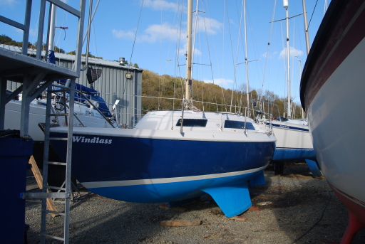 A Tomahawk 25 ashore in Gallows point