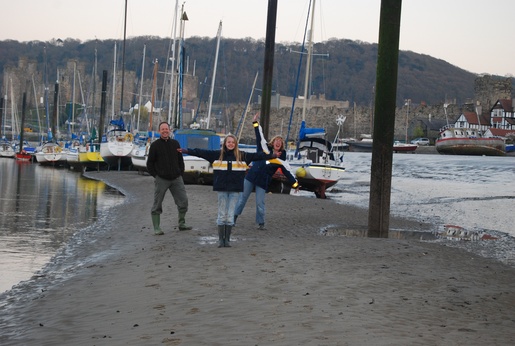 Out on the ever growing sand bank