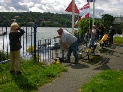 Start of the regatta in Menai