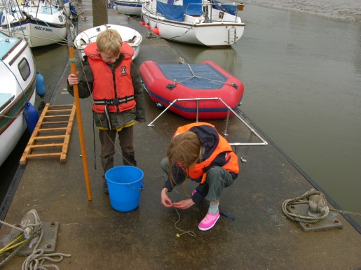 Boat hook to be used for fishing