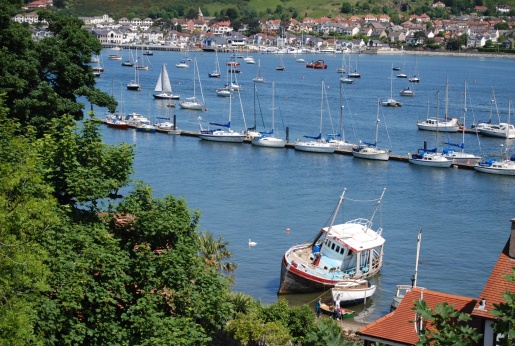The new mooring location