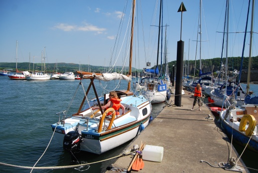 About to leave berth