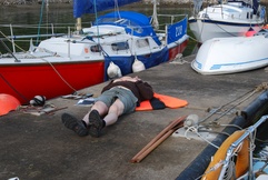 Resting before the trip