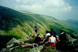 Resting at Pen Yr Ole Wen