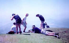 At the top of Moelwyn Mawr