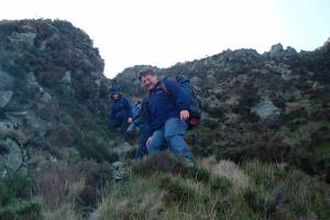 Steep decend