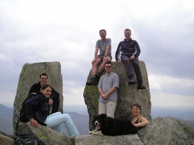 Group picture with Adam and Eve (Adam is the fat one)